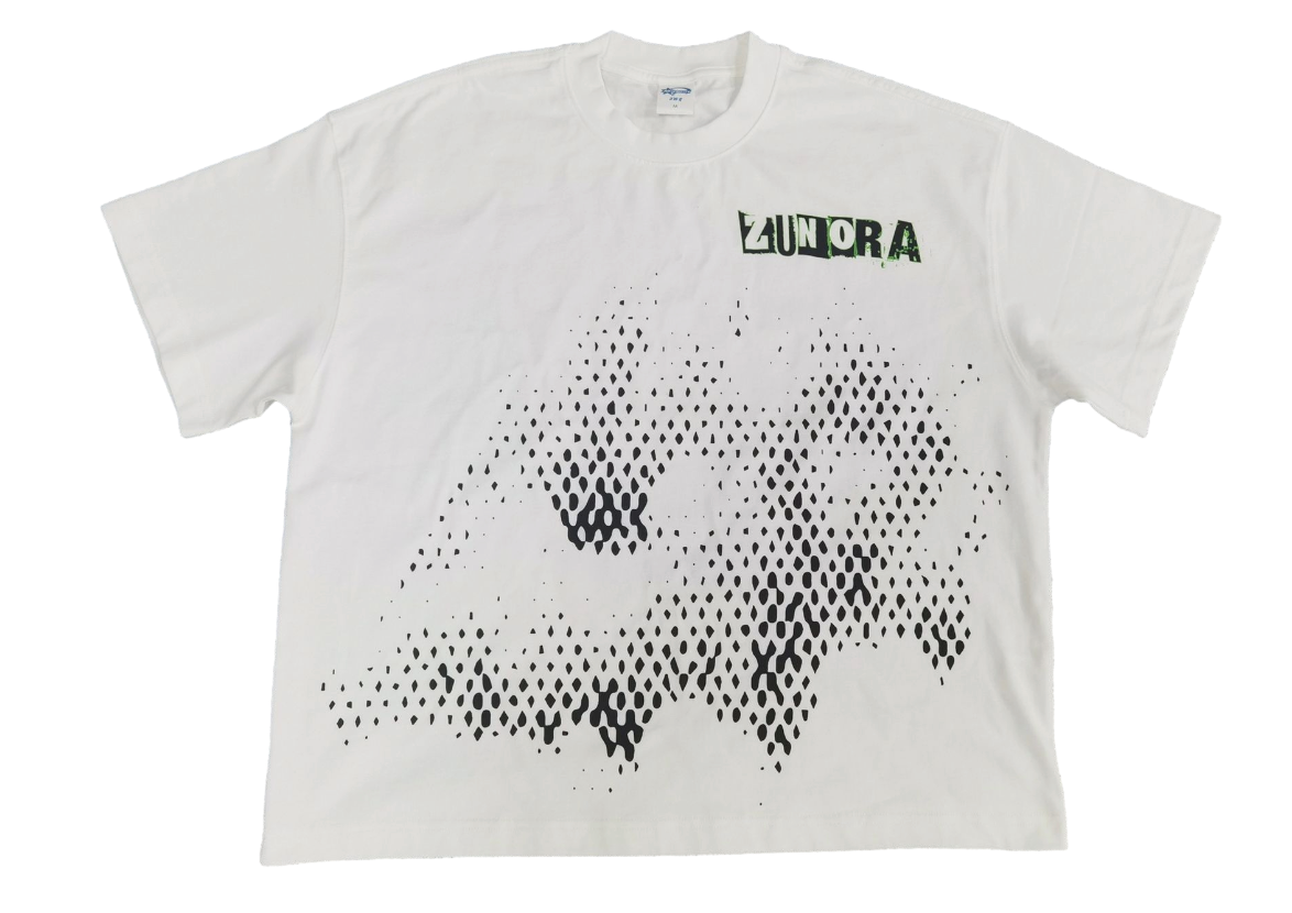 EYE OF ZUNORA WHITE TEE