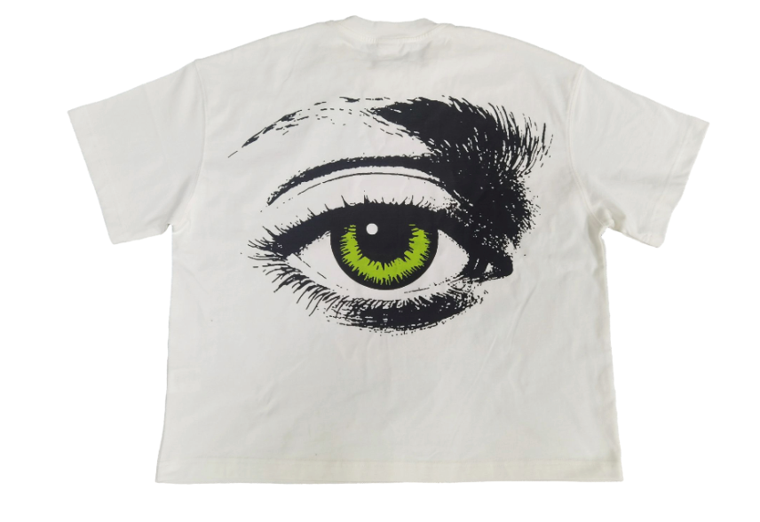 EYE OF ZUNORA WHITE TEE
