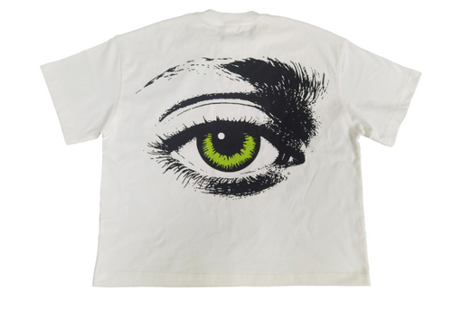 EYE OF ZUNORA WHITE TEE
