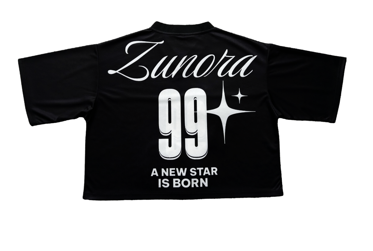 BLACK NOVA CROPPED JERSEY